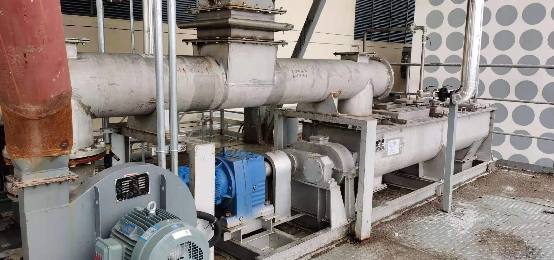 08 上海青浦污泥干化焚燒項(xiàng)目螺旋輸送機(jī)、加濕機(jī)